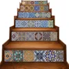 Peel and Stick Tile Backsplash Stair Riser Stickers DIY Tile Stickers Mexicain Traditionnel Talavera Étanche Home Decor Escalier D290r