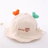 Baby Fisherman Hat Spring i jesień cienki regulowany dziewczynka księżniczka czapka czysta bawełna chłopcy słone