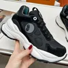 New Womens Designer Sports Shoes Run 55 Series Sneakers Malha Tecido Borracha Material de Couro de Vaca Estilo Esportivo Lona Back Loop Elementos Icônicos Sapatos Femininos Tamanho 35-41