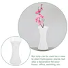 Vases Nordic Plastic Plum Vase Table Centres de table Hydroponics Planteur pour fleurs artificielles Petit Blanc