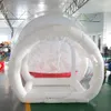outdoor activities 4m dia+1.5m tunnel big Transparent inflatable dome bubble tent snow globe with tunnel Christmas balloon for taking photos