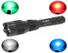 KC Fire Tactical Torch Q5 R5 LED 800LM Light 802 Фонарик БелыйКрасныйЗеленыйСиний Свет для Открытого Кемпинга Охоты OL0061W7295664