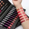 Langmanni 12 lipstick set not easy to touch cup matt lip gloss 240229