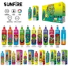 Sunfire Tornado 9000 Puff 9k Einweg-E-Zigaretten 18ml Vape 0 2 3 5% wiederaufladbare 600-mAh Vape 9000 PUF PUFS 9000 Puffs 7000 7K 12K 15K Puffs Vapers Energy Dampf