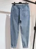 Pantaloni vintage a vita alta di grandi dimensioni 5xl Harem Jeans Pantaloni in denim dritti Pantaloni larghi Vaqueros Trend Donna Casual Spodnie 240309