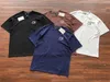 2024 Nouveau patch brodé Cole Baxton Mode T-shirt Hommes 1 1 Bleu Royal Marron Noir et Blanc CB T-shirt Femme Étiquette 240313