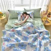 Ensembles de couettes Couettes d'été de haute qualité Quilting lavage mécanique simple Double couverture lit couette douce pour la peau adultes couette pour enfants YQ240313