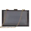 Transparent Acrylic Bags Clear Clutches Evening Wedding Party Handbags Chain Women Shoulder Purses 9 Colors 240305