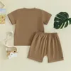 Clothing Sets Toddler Baby Girl 2 Piece Summer Outfit Short Sleeve Mama S Ie T-shirt Top And Drawstring Shorts Set