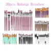 Makeup Brushes NEWCOME 5/7/15/20Pcs Makeup Brushes Tool Set Cosmetic Powder Eye Blending Beauty Up Brush ldd240313