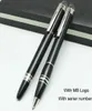 Limited Edition Promotion 2Pcs High Quality Platinum MetalResin Rollerball Ballpoint Pen with Number NDL33966L Sell School Of8924991