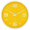 Large Digital Wall Clock Silent Nordic Creative Yellow Modern Home Simple Wall Clock249Q