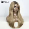 Synthetic Wigs Synthetic Wigs Lace Front Wig Long Straight part Wig Blonde Wigs For Women With Bangs Blonde Cosplay Wig synthetic Lace Wig ldd240313