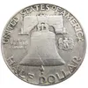 Eua 1950pd franklin meio dólar artesanato banhado a prata cópia moeda enfeites de latão decoração para casa acessórios228t