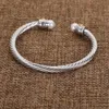 Pulsera de pera Brazaletes de diseño Joyería de moda para mujeres Hombres Oro Plata Cabeza Cruz Pulsera de 5 mm Joyería de puño abierto