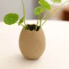 Vasos mini imitação de casca de ovo vaso de cerâmica grossa chinês vrafts porcelana vasos hidropônicos ninho de pássaro vaso de flores decoração para casa