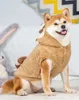 Raccoon Halloween Costumes For Small Large Dogs Akita Golden Retriever Winter Warm Pet Hoodie Outfit Apparel Cat Suit XS To 7XL 240228