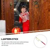 Bordslampor glada lykta stavar ledde elektronisk stick krok energisparare jul halloween festival dekor