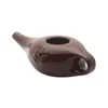 Flacons de hanche en céramique Neti Pot, irrigateur nasal pour le lavage du nez, élimine la poussière pour hommes et femmes