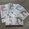 Funny Toy Paper Printed Fake Money Toys Uk Pounds Money GBP British 10 20 50 pound For Kids Christmas Gifts or Video Film