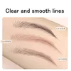 Matte Hard Eyebrow Pen Microblading Brows Definer Enhancers Easy To Apply Pencil Permanent Natural Waterproof Eyebrows Paint 240305