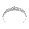 Copricapo per adulti elegante principessa corona copricapo lussuoso strass tiara ornamenti per capelli per la festa di compleanno 18 cerimonia