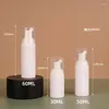 Bouteilles de stockage 500 X bouteille à pompe à mousse vide transparente/blanche 50 ml/60 ml Mini distributeur de mousse liquide pour savon pour les mains de voyage rechargeable