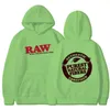 RAW Fashion Hoodie Heren Sweatshirt Polar Fleece Capuchon Harajuku Hip Hop Casual Dames Hoge Kwaliteit Trui 240307