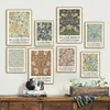 Abstract William Morris Bloem Blad Vogel Muur Canvas Schilderij Nordic Posters En Prints Muur Foto 'S Voor Woonkamer Decor C02282