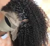 Kinky encaracolado peruca encaracolado perucas de cabelo humano cheio do laço perucas de cabelo humano com cabelo do bebê mongol afro kinky encaracolado frente do laço perucas1992414