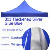 Nets 3x3m Canopy Tält Top Cover Oxford Gazebo takduk Utomhus camping Vattentät solskydd Sunshade Garden Beach UV Sun Shield