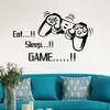 Eat Sleep Game Wall Decals Removable DIY Lettering Wall Stickers for Boys Bedroom Living Room Kids Rooms Wallpaper Home Decor2860