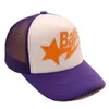 dept。新しいファッションBAPEメッシュトラックハットカジュアルレターファッション野球帽