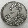 20st ryska 1718-1799 olika mynt 1 rubel tillverkning silverpläterade hemtillbehör silvermynt267g