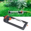 Arroseurs Arroseur de jardin oscillant Pulvérisateur d'eau oscillant à 4 modes avec buse à 19 trous pour le refroidissement du site/pelouse/irrigation agricole