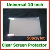 50st Clear Screen Protector Guard Film 10 tum inte fullskärmstorlek 2225x1255mm Ingen detaljhandelsförpackning för GPS -surfplatta PC -telefon 6114818