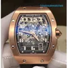 Exciting Wrist Watch Exclusive Wristwatches RM Watch RM67-01 Men's Series RM6701 Rose Gold Limited Edition Automatic Chaining Ultra Thin Wrist Watch