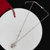 Maijia Skelett-Wasser-Diamant-Pullover-Halskette aus Messingmaterial, altmodische Halskette 240315
