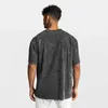 Męskie koszulki Zwyciężona koszulka T-Hop Hip Hop Black Vintage Plain Plain Fitness T Shirts For Men Streetwear 100% Bawełniane koszulka z krótkim rękawem