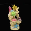 Decorações aquário coral decoração resina tanque de peixes escondendo montanha caverna betta peixe hideaway rocha coral reef ornamento