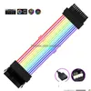 Computer Cables Connectors S Psu Extension Addressable Rgb Atx 24Pin Pcie Gpu Dual Triple 8-Pin Gauge Support Drop Delivery Comput Dhzky
