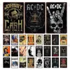 Rock N Roll Metalen Tin Teken Vintage Plaque Emaille Bord Muur Decor Voor Bar Pub Fans Club Man Cave Rock muziek Concert Poster Rock Q0723252n