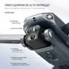 Drones Novo K818 Max Brushless Drone Posicionamento de Fluxo Óptico 8K HD Lente Evitar Obstáculos 5000M GPS Câmera Aérea LDD240313