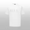 Maglietta da uomo marca di moda Maglietta incollata Lettere incollata a manica corta T-shirt sciolte da donna, coppia di abbigliamento per coppia di abbigliamento XS-L