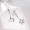 S925 Sterling Silver Pearl Flower Women Tassel Earing Light Luxury Charm Hypoallergenic Earring Highend Selling Well Ins 240228