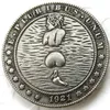 HB51 HOBO MORGAN DOLLAR SKULL ZOMBIE SKELETON COPY COINS