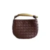 Luxury Bottegs Venets Jodie Bag Sardinha Bolsa de ombro para mulheres de couro mini -feminina com logotipo original 1: 1