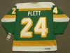 Özel Erkek Gençlik Kadın Vintage 24 Willi Plett Minnesota North Stars 1983 CCM Hokey Forması S5XL veya Özel herhangi bir isim veya numbe6574484