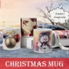 Mugs Reusable Christmas Trending Drinkware Theme Confetti Elf Tree Coffee Cup