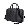 Модные сумки, дизайнерские 14-дюймовые портфели для ноутбуков, деловые сумки для женщин, мужская кожаная сумка большой вместимости Luxury230P